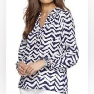 Lilly Pulitzer XS NWOT 100% Silk Top